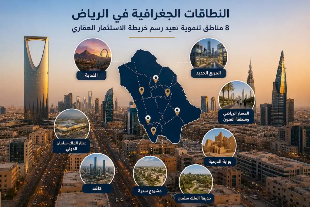 النطاقات الجغرافية في الرياض